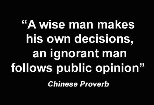 Chinese proverb